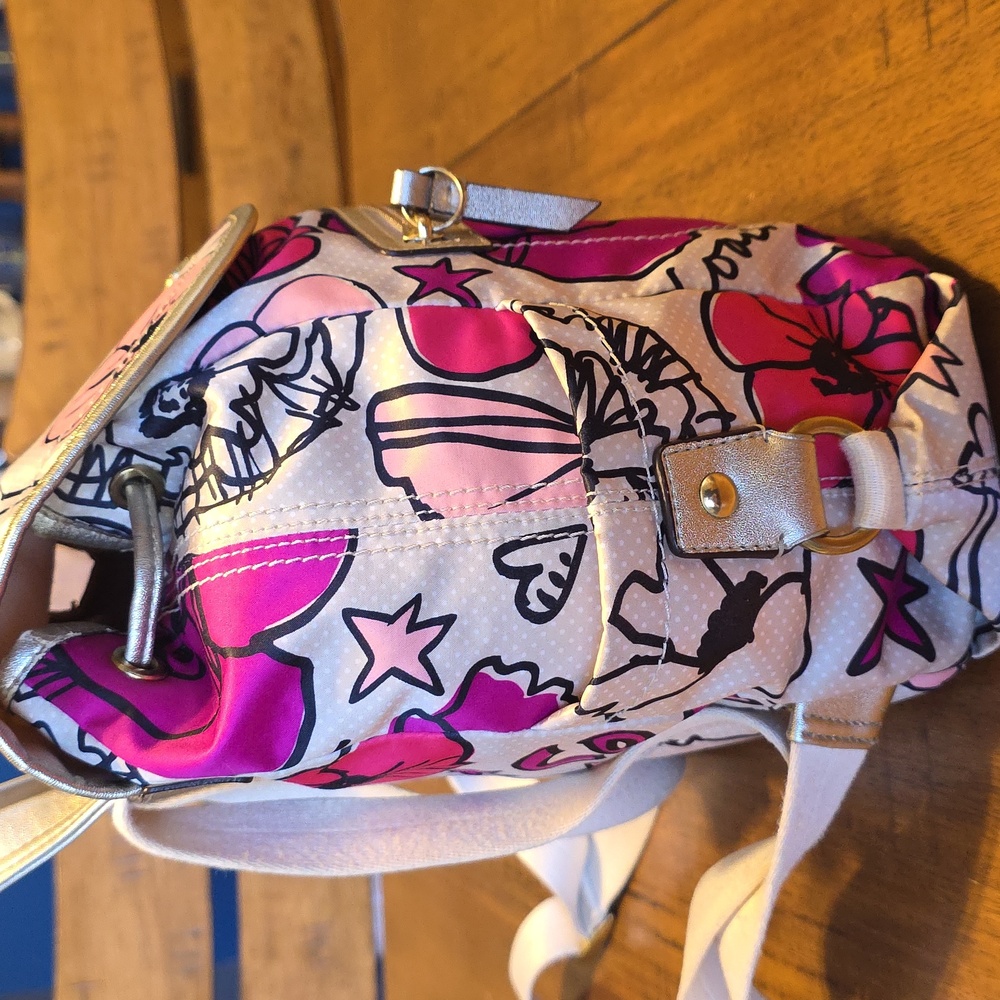 Coach Poppy Kyra Floral Backpack - Picture 5 of 16